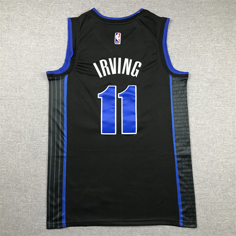 Men Dallas Mavericks #11 Irving Black Nike 2025 NBA Jersey